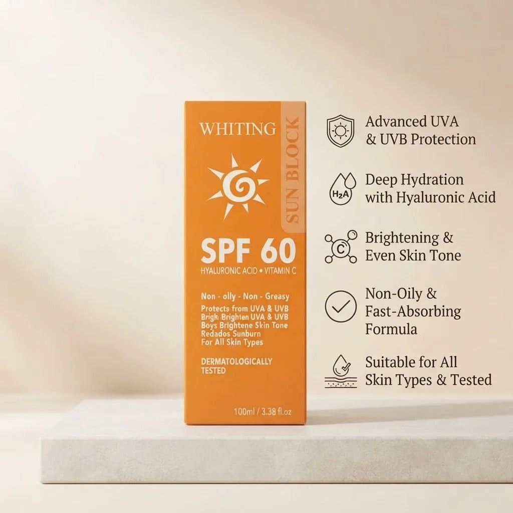 Sun Block SPF 60 bottle