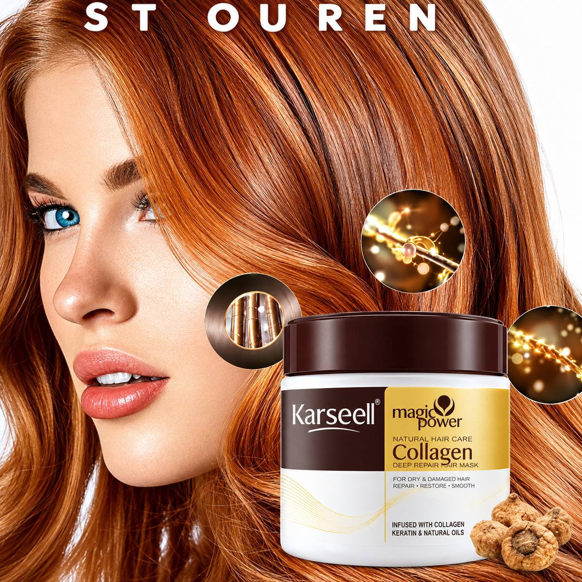 Karseell Collagen Hair Mask (300ml) – Deep Repair Treatment